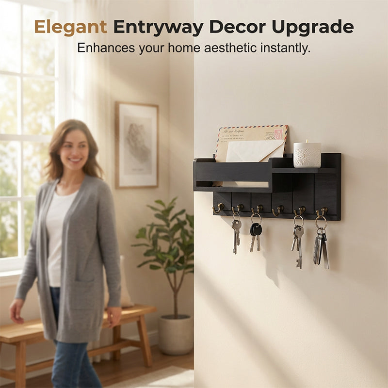 🎉2026 Sale🔥 Wall‑Mounted Mail & Key Holder