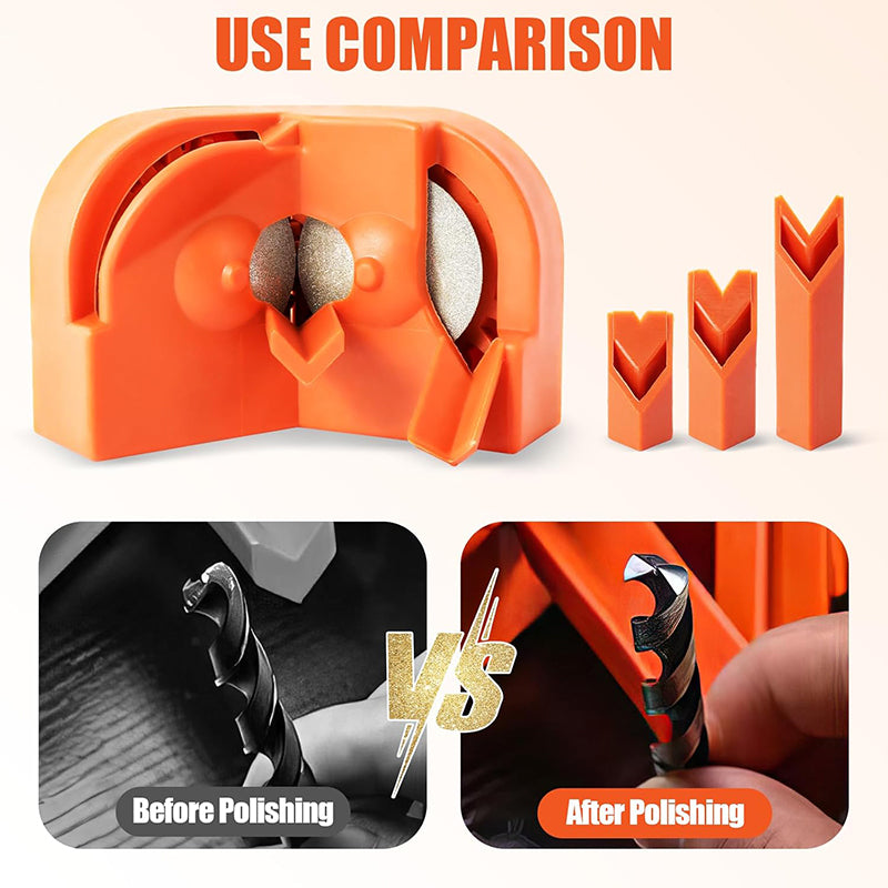 🔨Portable Drill Bit Sharpener Grinding Tool for 2-16mm Bits