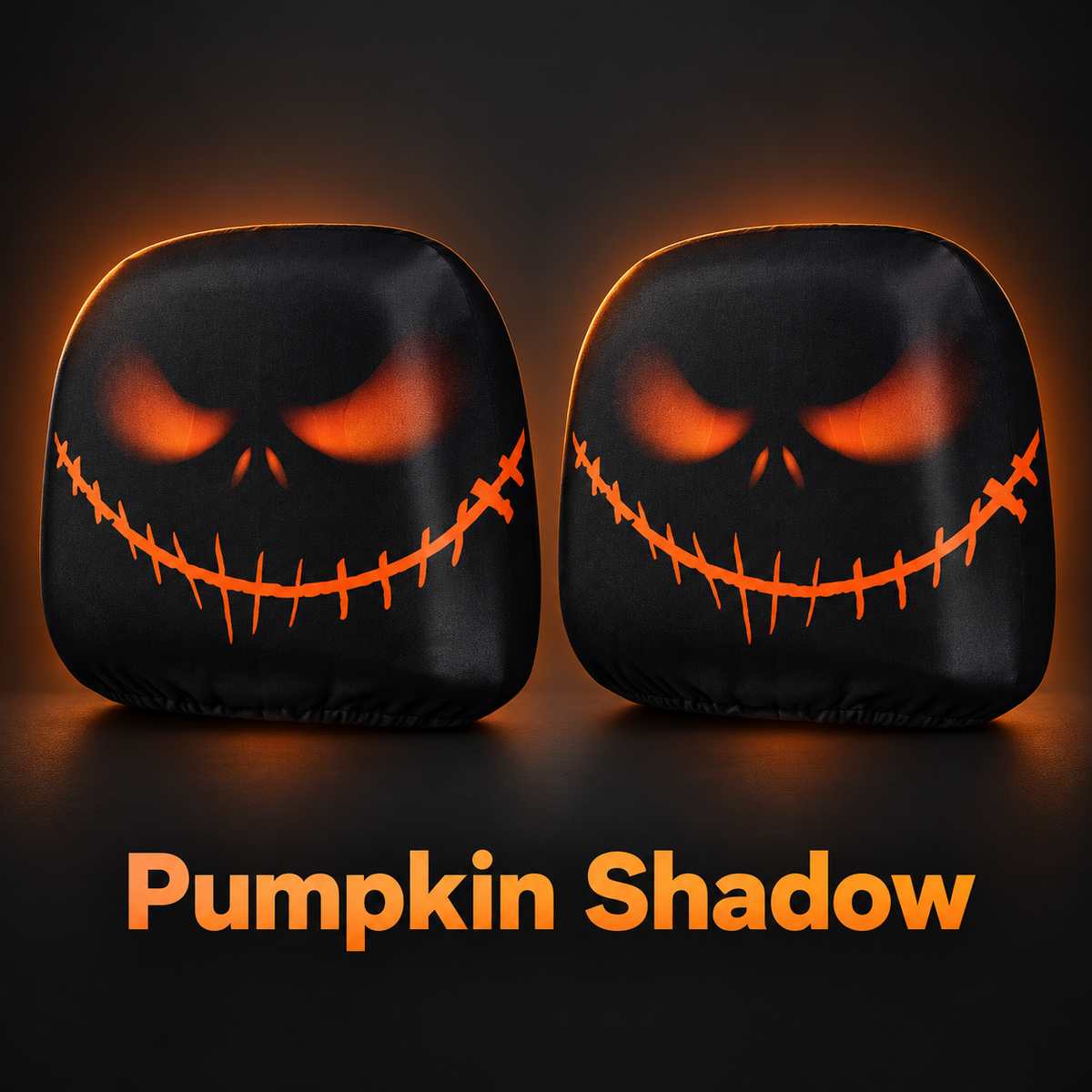 Scary Halloween Car Headrest Covers – 2-Pack